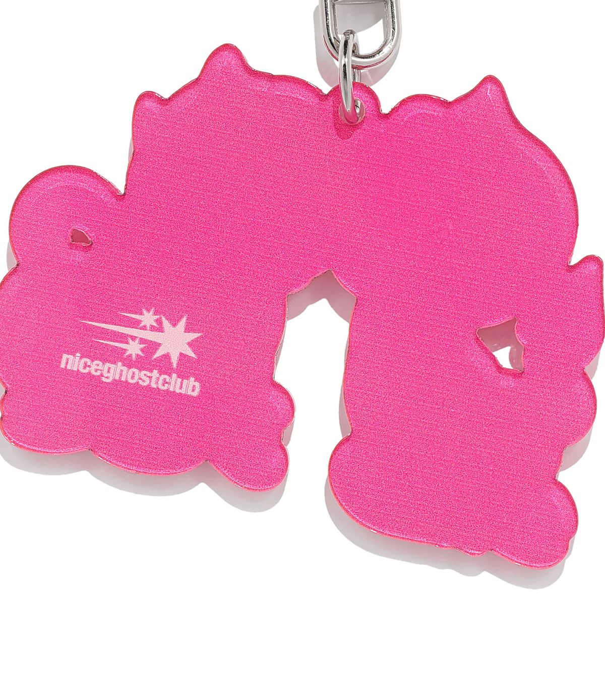 나이스고스트클럽(NICEGHOSTCLUB) DEVIL DOT ACRYLIC KEYCHAIN_PINK(NG2FFUAB70A)