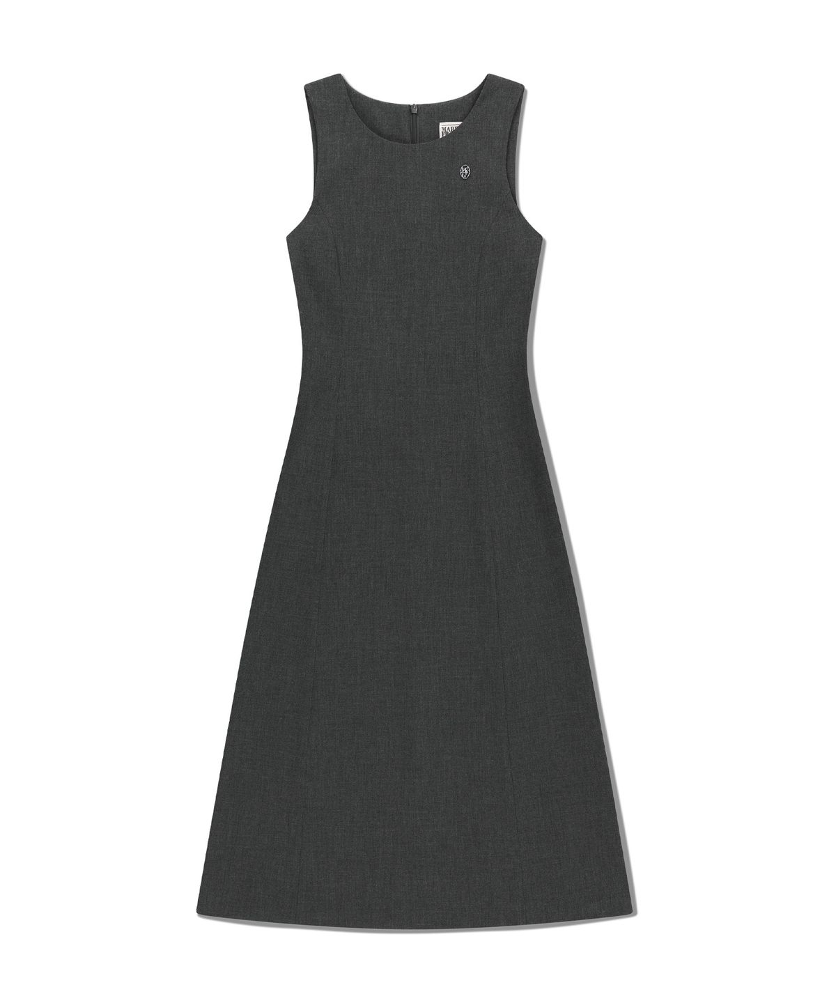 마리떼 프랑소와 저버(MARITHÉ + FRANҪOIS GIRBAUD) W SLEEVELESS LONG DRESS charcoal