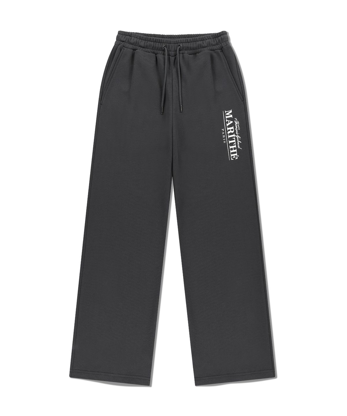 마리떼 프랑소와 저버(MARITHÉ + FRANҪOIS GIRBAUD) MARITHE LOGO SWEAT PANTS charcoal