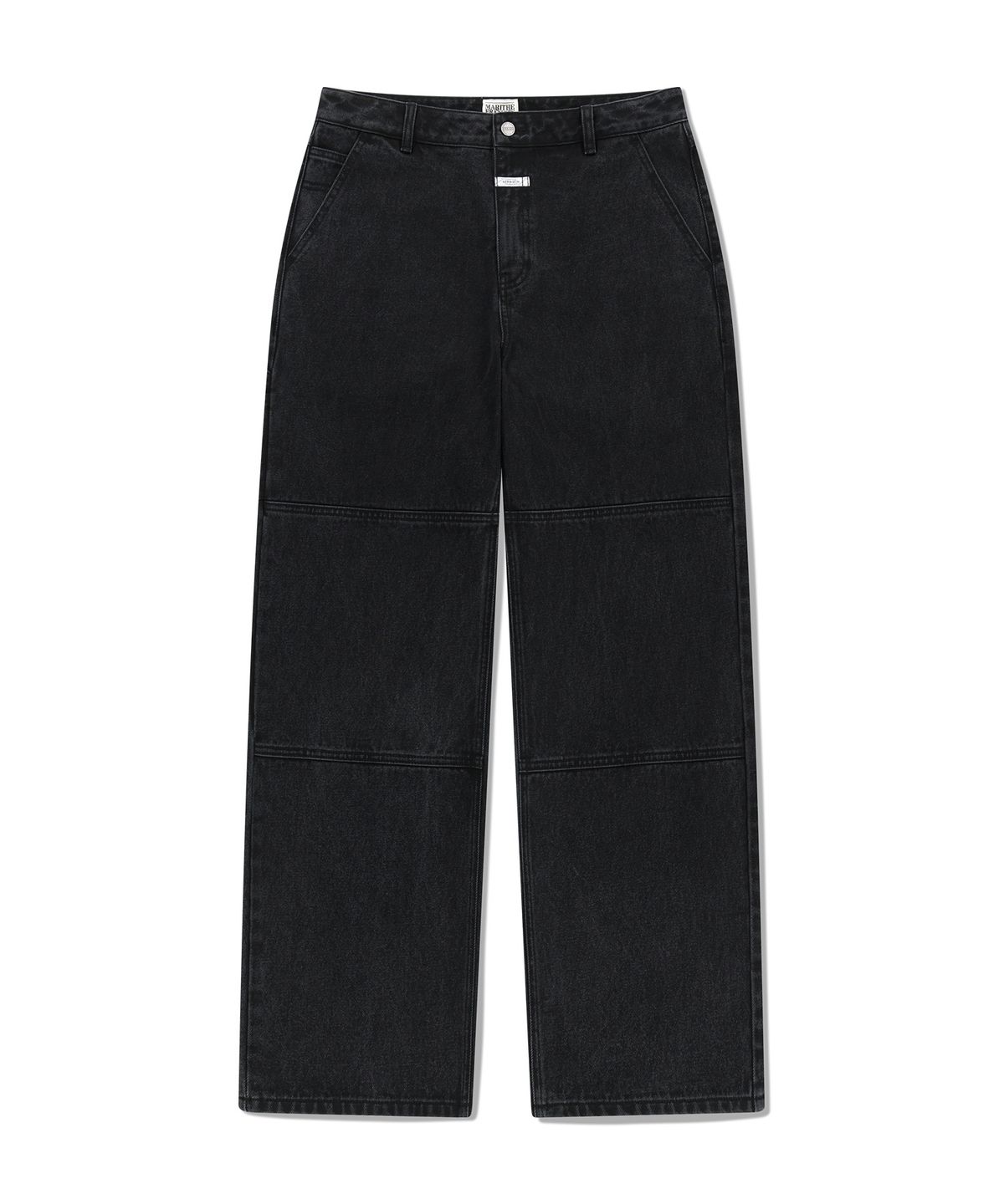 마리떼 프랑소와 저버(MARITHÉ + FRANҪOIS GIRBAUD) M DOUBLE KNEE CARPENTER DENIM PANTS black