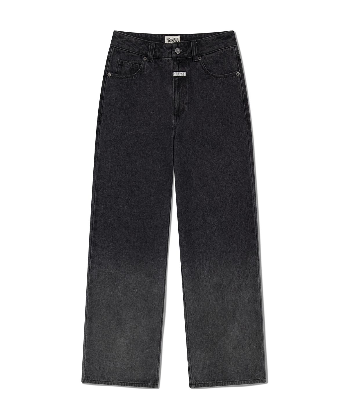 마리떼 프랑소와 저버(MARITHÉ + FRANҪOIS GIRBAUD) W GRADATION DENIM PANTS black
