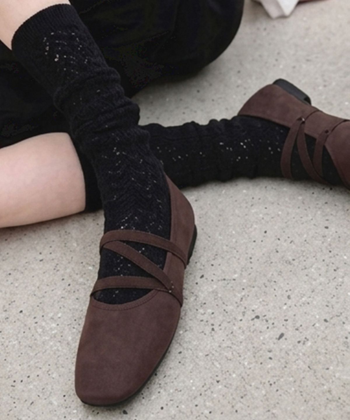 스퍼(SPUR) Elise Croise Strap Flat 플랫슈즈 1.5cm -VS9092 (5color)