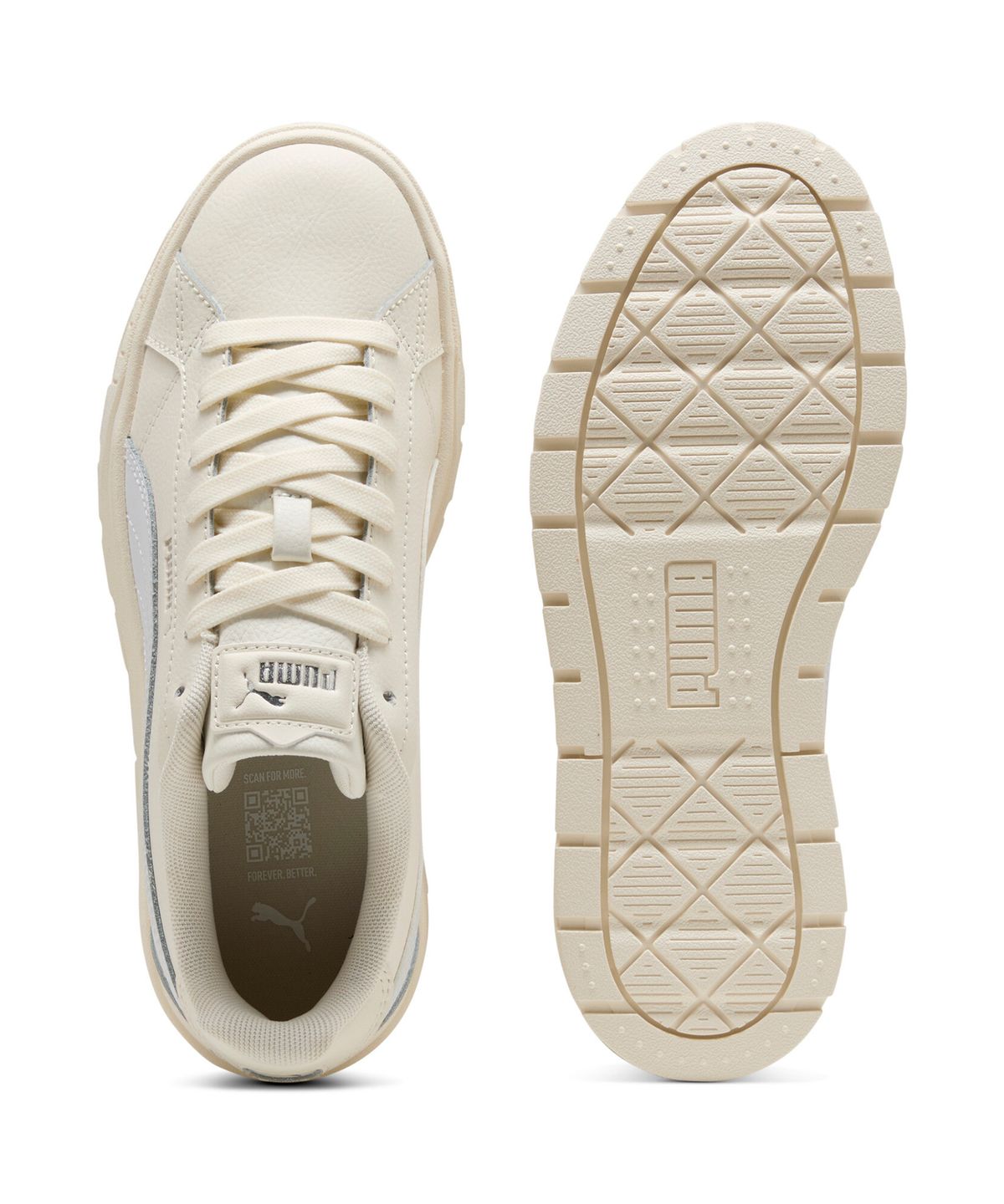 푸마(PUMA) 카르멘 II L - 프로스트 아이보리:화이트 / 397456-16