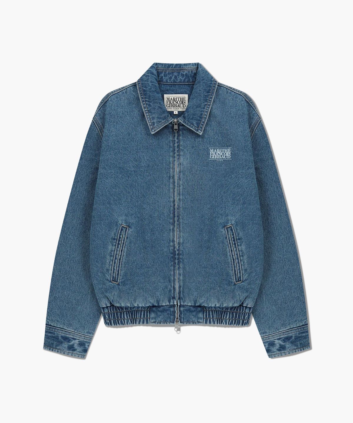 마리떼 프랑소와 저버(MARITHÉ + FRANҪOIS GIRBAUD) DENIM BLOUSON JACKET blue