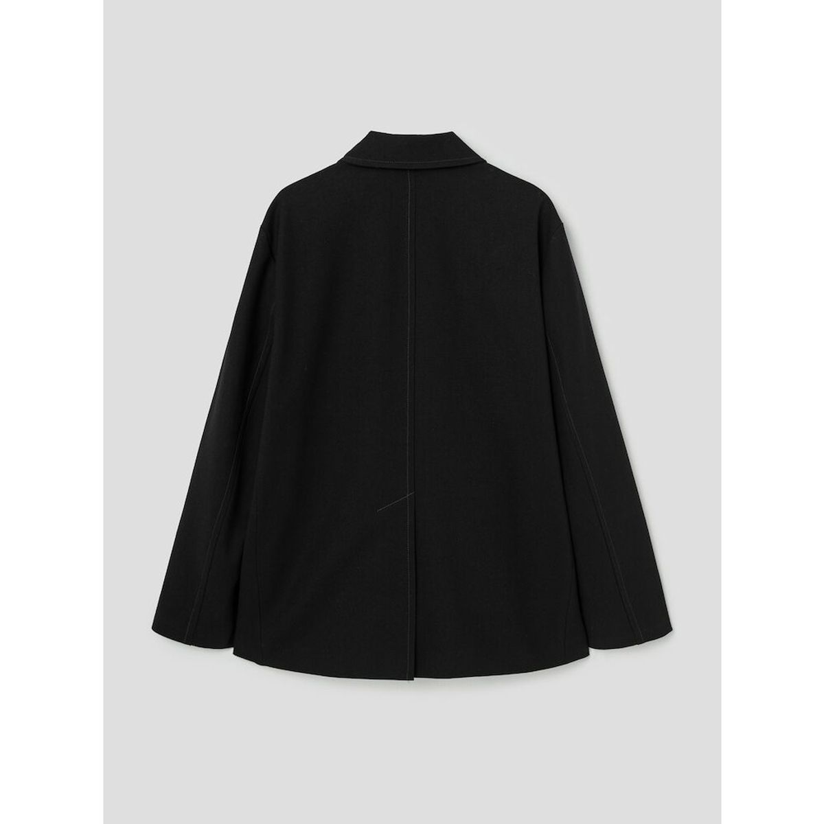 앙개(ANGGAE) Shawl Tailered Jacket  Black