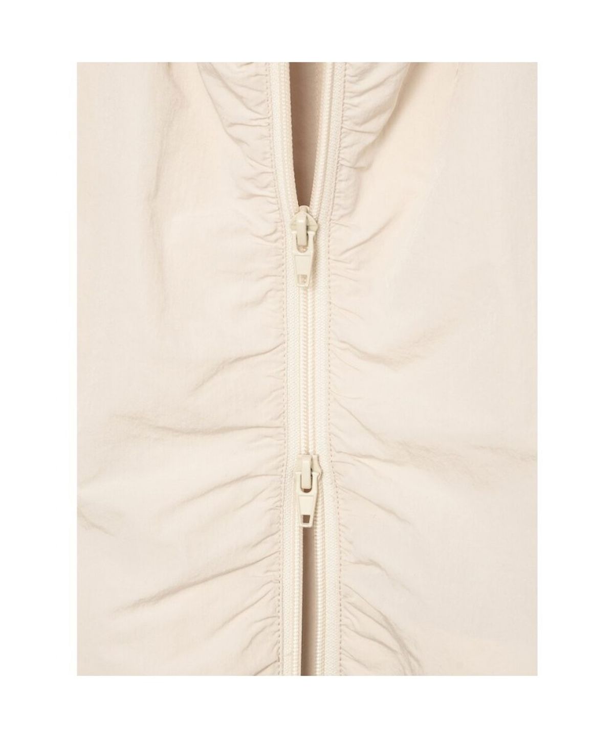 앙개(ANGGAE) Solid  ZipUp  Ivory