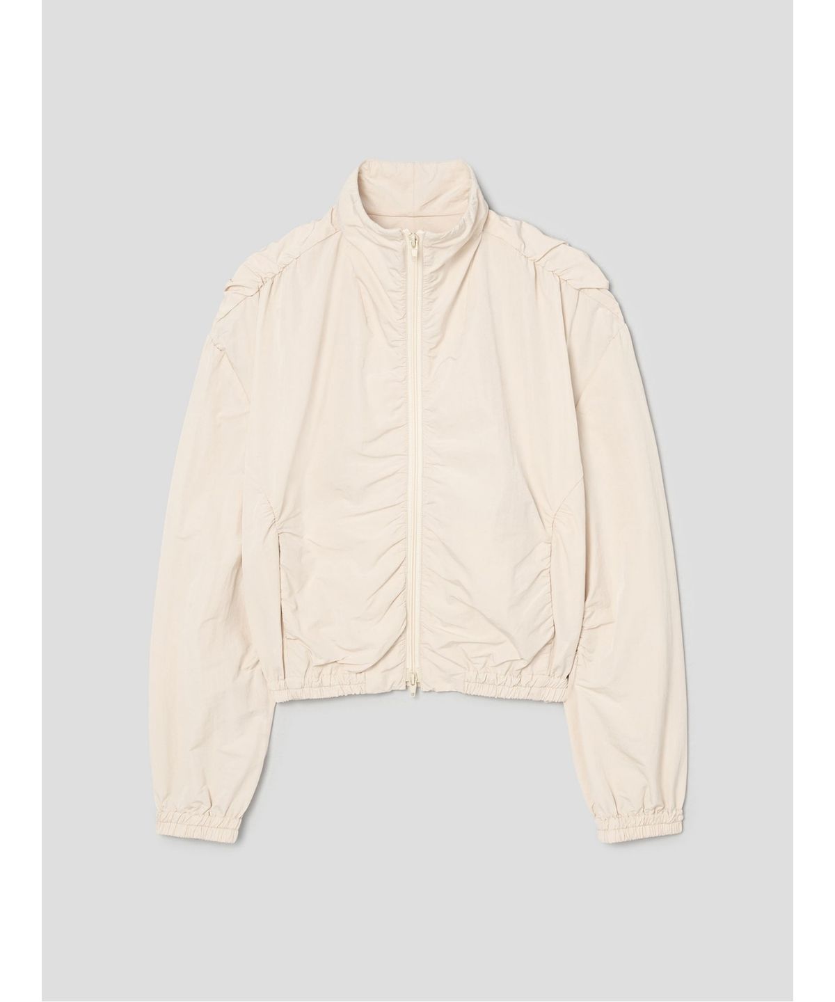 앙개(ANGGAE) Solid  ZipUp  Ivory