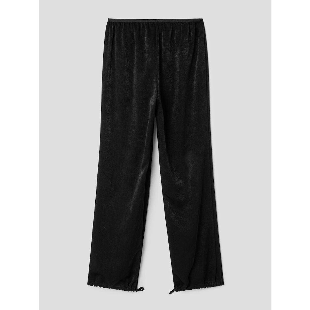 앙개(ANGGAE) Velvet Satin Dancer Pants  Black
