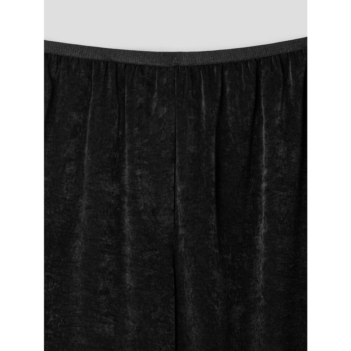 앙개(ANGGAE) Velvet Satin Dancer Pants  Black
