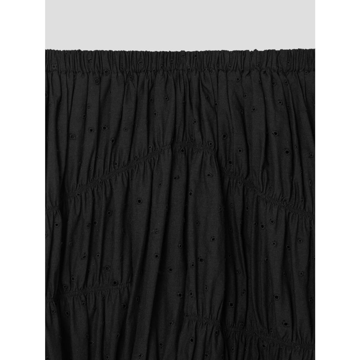 앙개(ANGGAE) Punching Balloon Skirt  Black