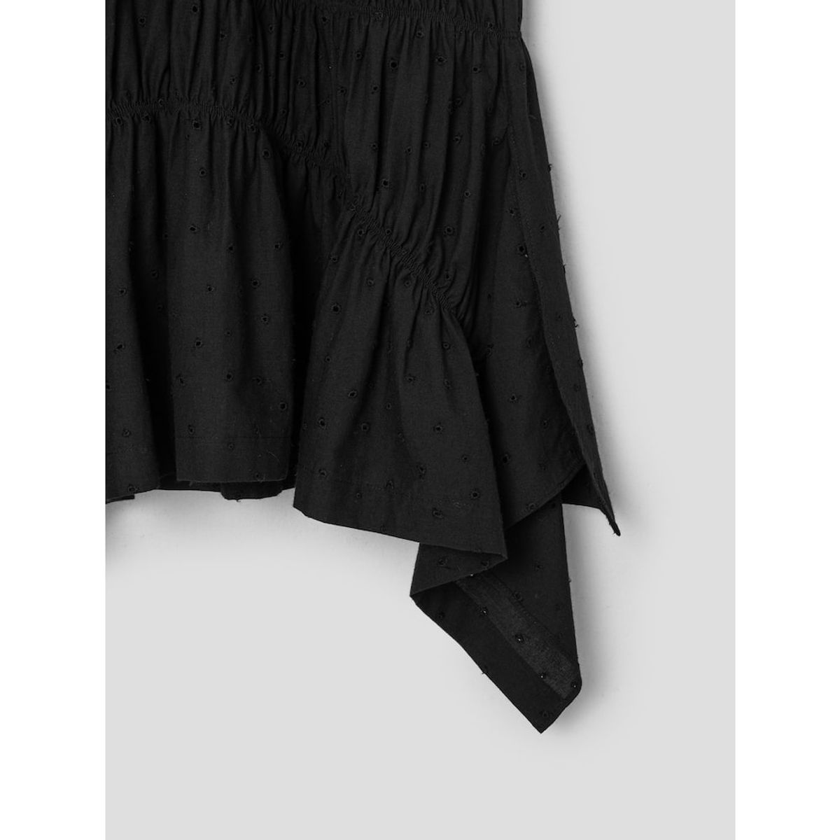 앙개(ANGGAE) Punching Balloon Skirt  Black