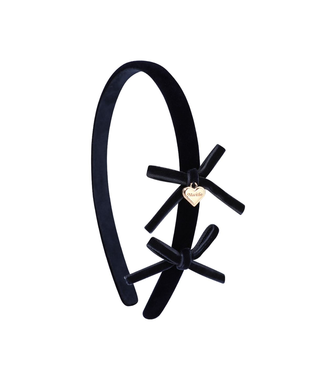 마리떼 키즈(MARITHÉ KIDS) KIDS W VELVET RIBBON HAIR BAND navy