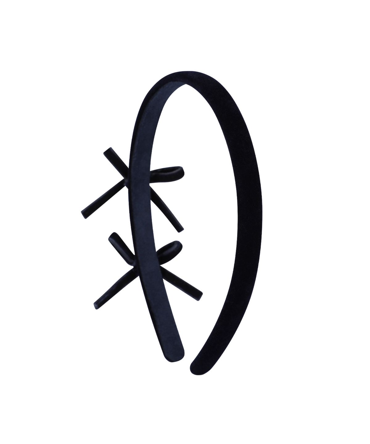 마리떼 키즈(MARITHÉ KIDS) KIDS W VELVET RIBBON HAIR BAND navy
