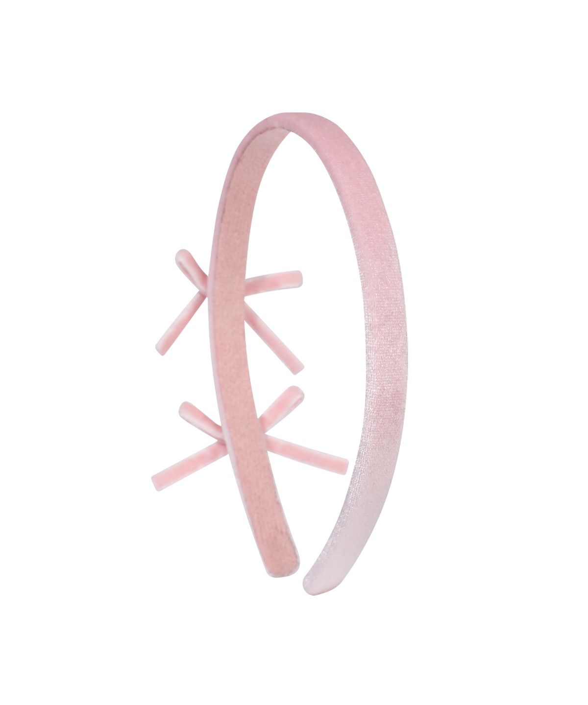 마리떼 키즈(MARITHÉ KIDS) KIDS W VELVET RIBBON HAIR BAND light pink