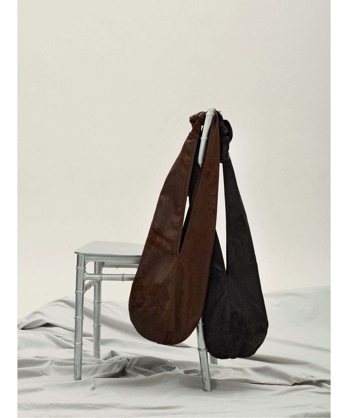 앙개(ANGGAE) Tied Cocoon Sac  Brown