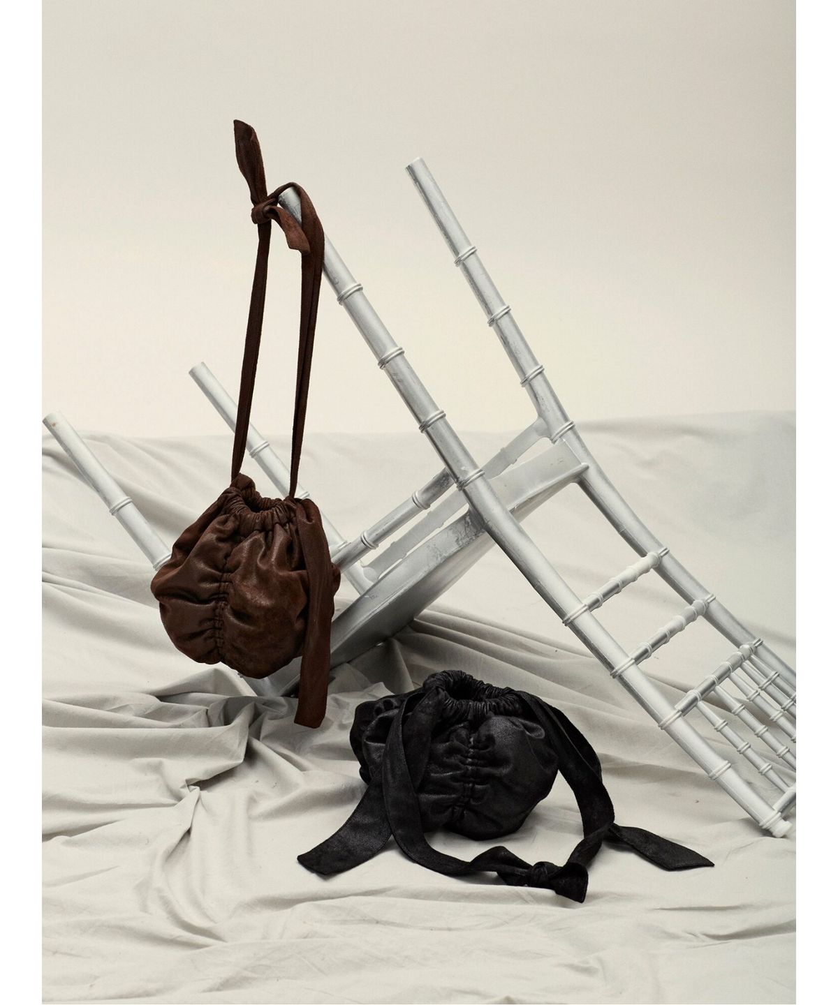 앙개(ANGGAE) Mini Ball Bag  Brown