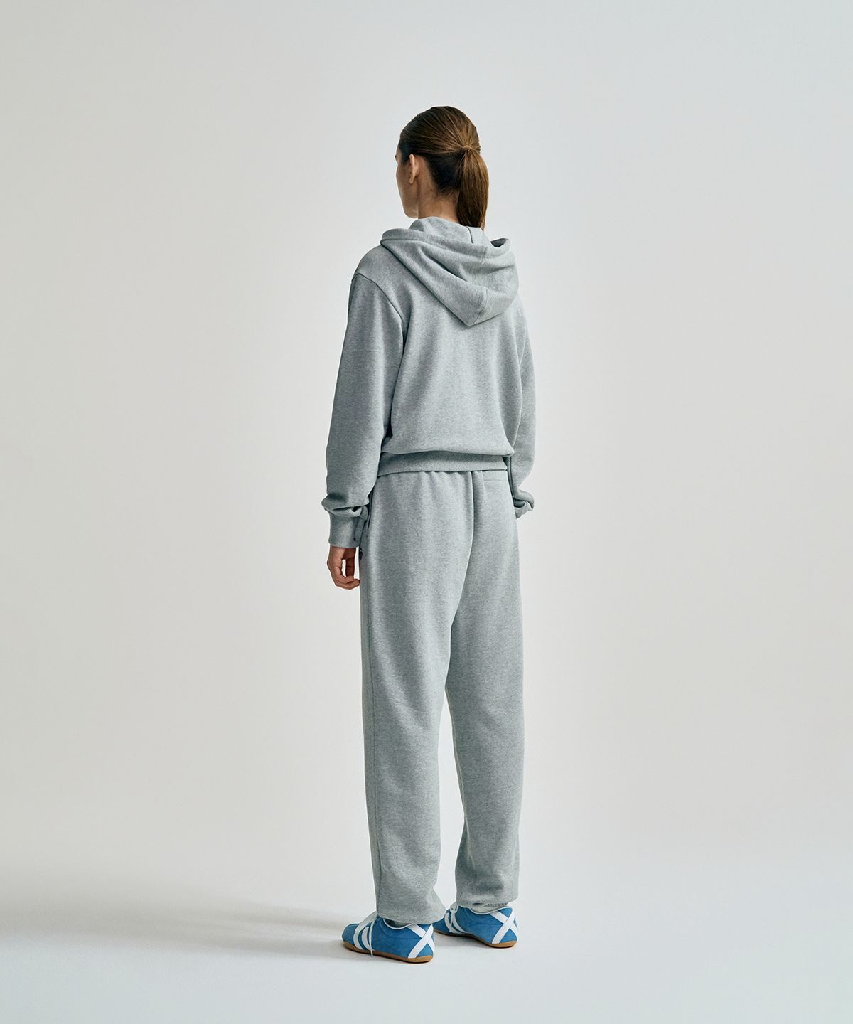 세르지오 타키니(SERGIO TACCHINI) W 프렌치 테리 후드집업 (Melange Grey)