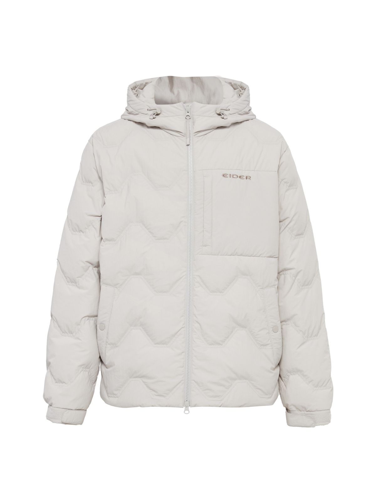아이더(EIDER) THERMOLOCK (써모락) 남성 슬림 후디 블렌드 다운 자켓_Grayish BEIGE