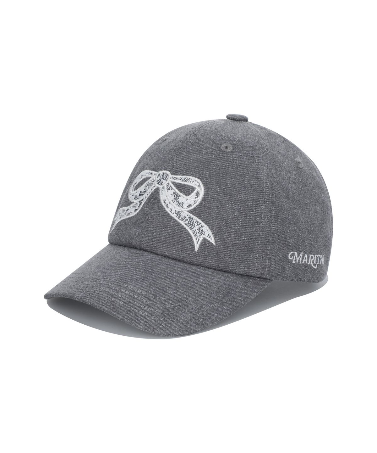 마리떼 키즈(MARITHÉ KIDS) KIDS W WASHING LACE RIBBON CAP gray
