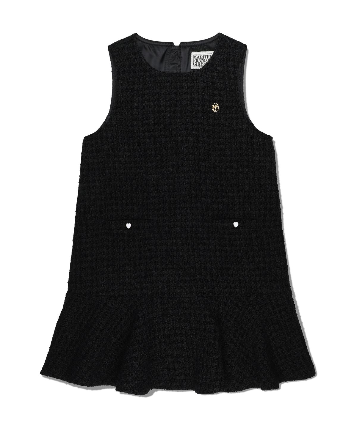 마리떼 키즈(MARITHÉ KIDS) KIDS W TWEED SLEEVELESS DRESS black