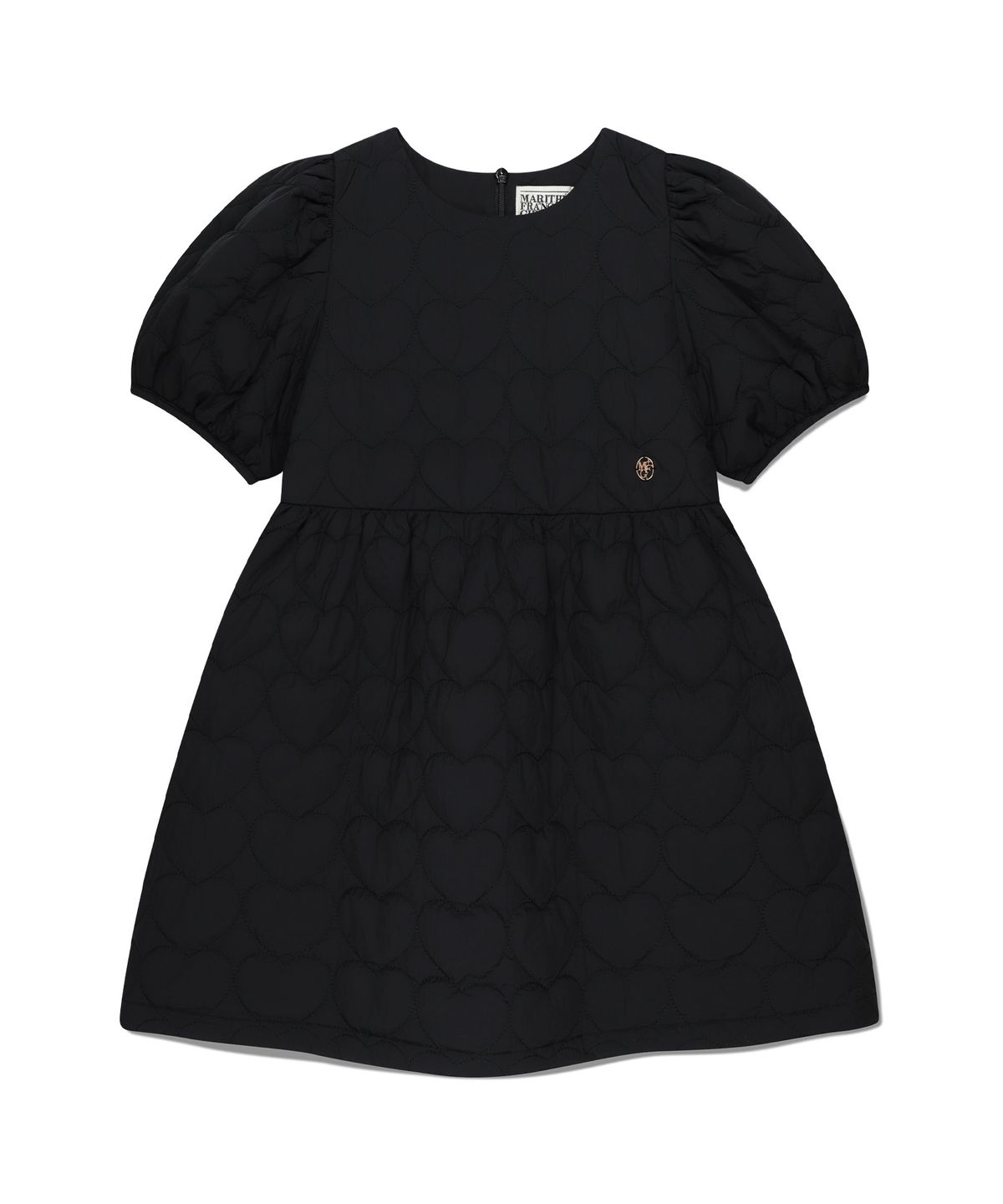마리떼 키즈(MARITHÉ KIDS) KIDS W HEART QUILTING PADDING DRESS black