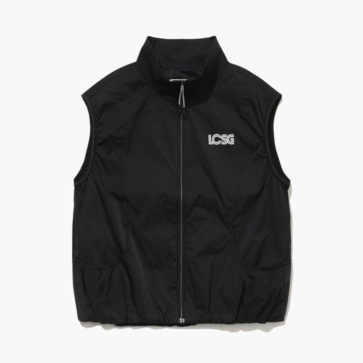 르꼬끄 골프(LECOQ GOLF) 여성 우븐 풀집업 베스트 (GQ322LWV91)