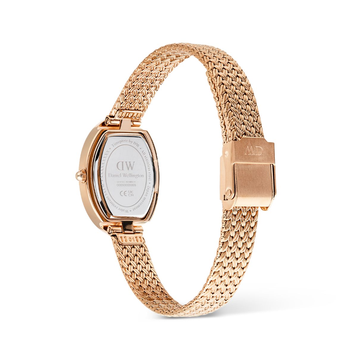 다니엘 웰링턴(DANIEL WELLINGTON) JULIETTE BRAIDED MESH 데일리 로즈골드 핑크 여자 메탈시계