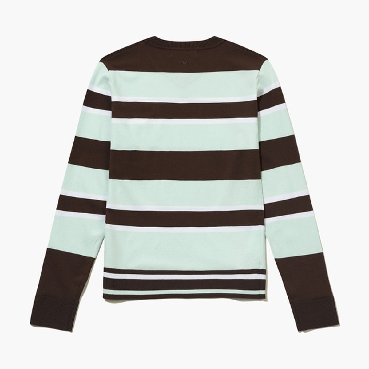 르꼬끄 골프(LECOQ GOLF) 여성 스트라이프 브이넥 스웨터 (GQ322LKP82)