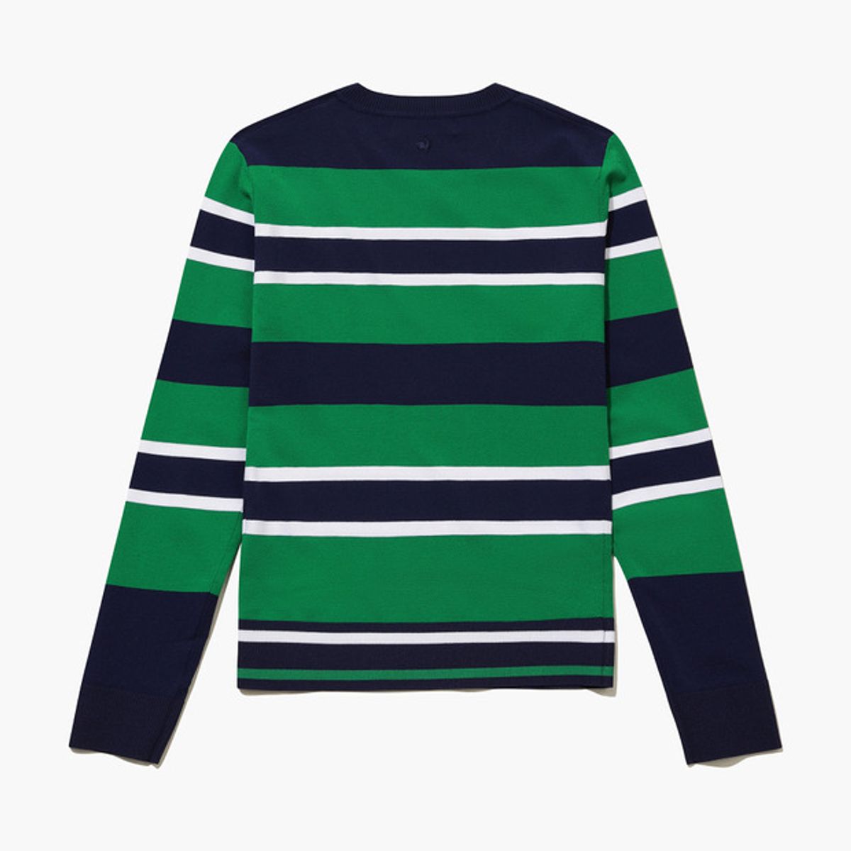 르꼬끄 골프(LECOQ GOLF) 여성 스트라이프 브이넥 스웨터 (GQ322LKP82)