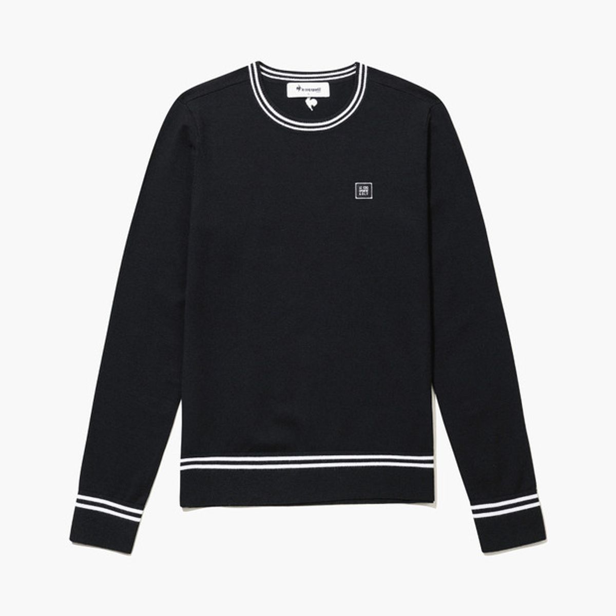 르꼬끄 골프(LECOQ GOLF) 여성 에센셜 라운드 긴팔 스웨터 (GQ322LKP99)