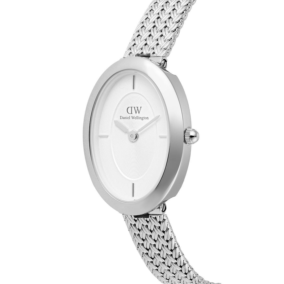 다니엘 웰링턴(DANIEL WELLINGTON) JULIETTE BRAIDED MESH 클래식 라운드 실버 여성 손목시계
