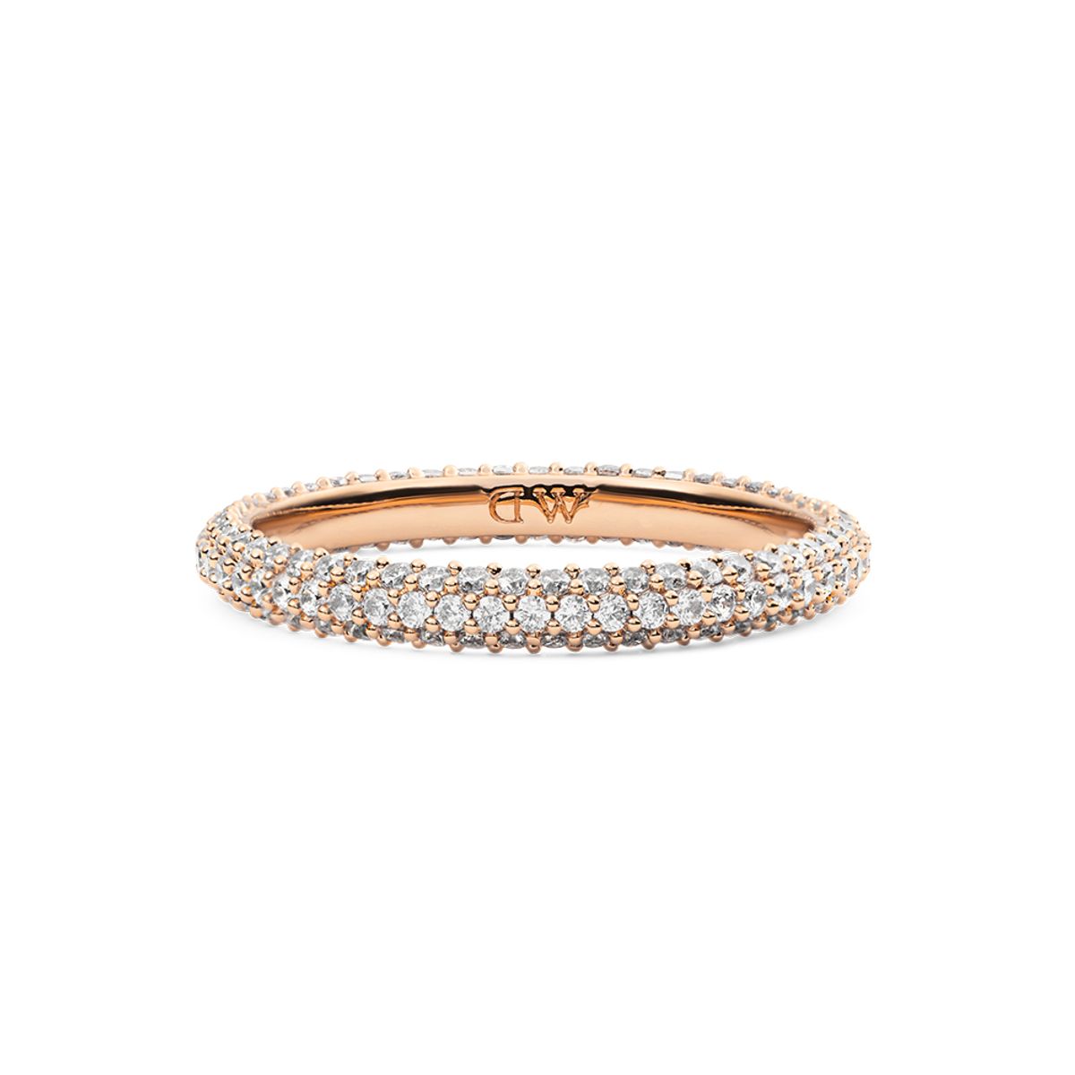 다니엘 웰링턴(DANIEL WELLINGTON) PAVE RING 3MM 크리스탈 파베 큐빅반지 볼드 가드링 여자반지
