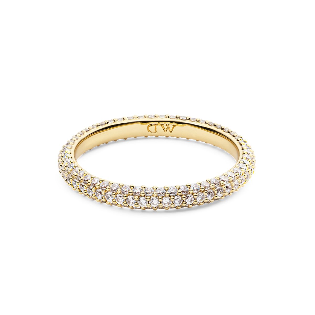 다니엘 웰링턴(DANIEL WELLINGTON) PAVE RING 3MM 크리스탈 파베 큐빅반지 볼드 가드링 여자반지
