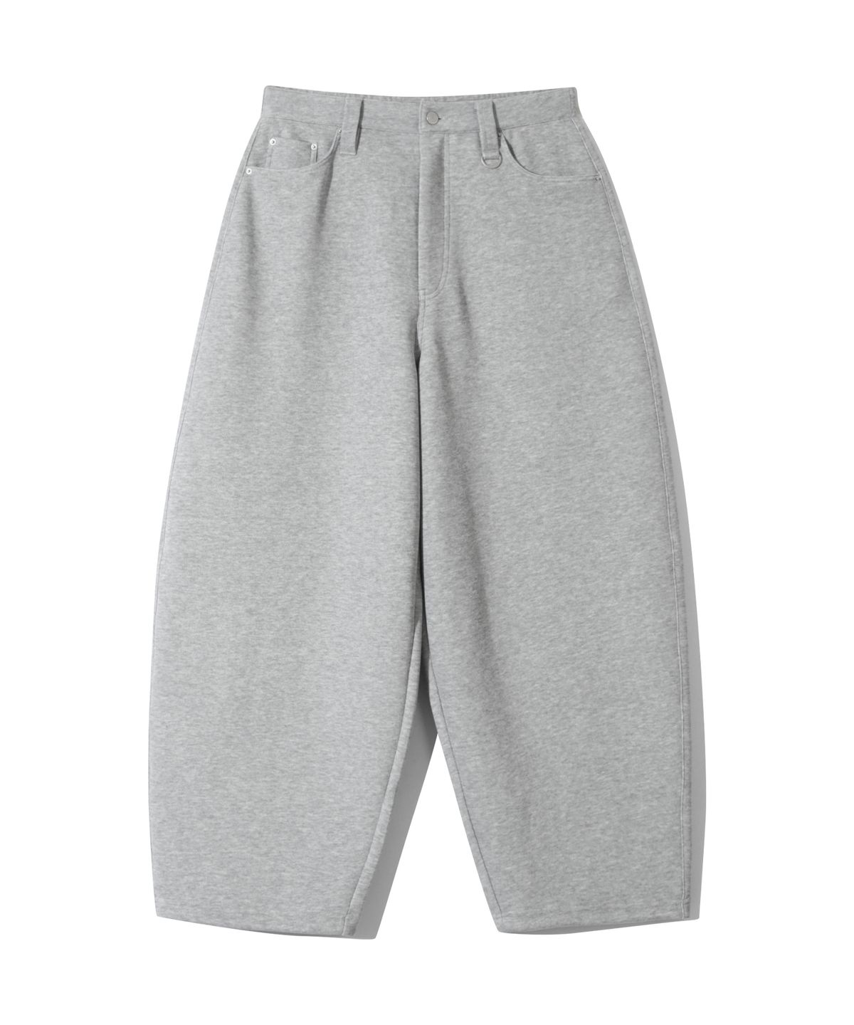 어반스터프(URBANSTOFF) 커브드 루즈 스웨트 팬츠 (멜란지)