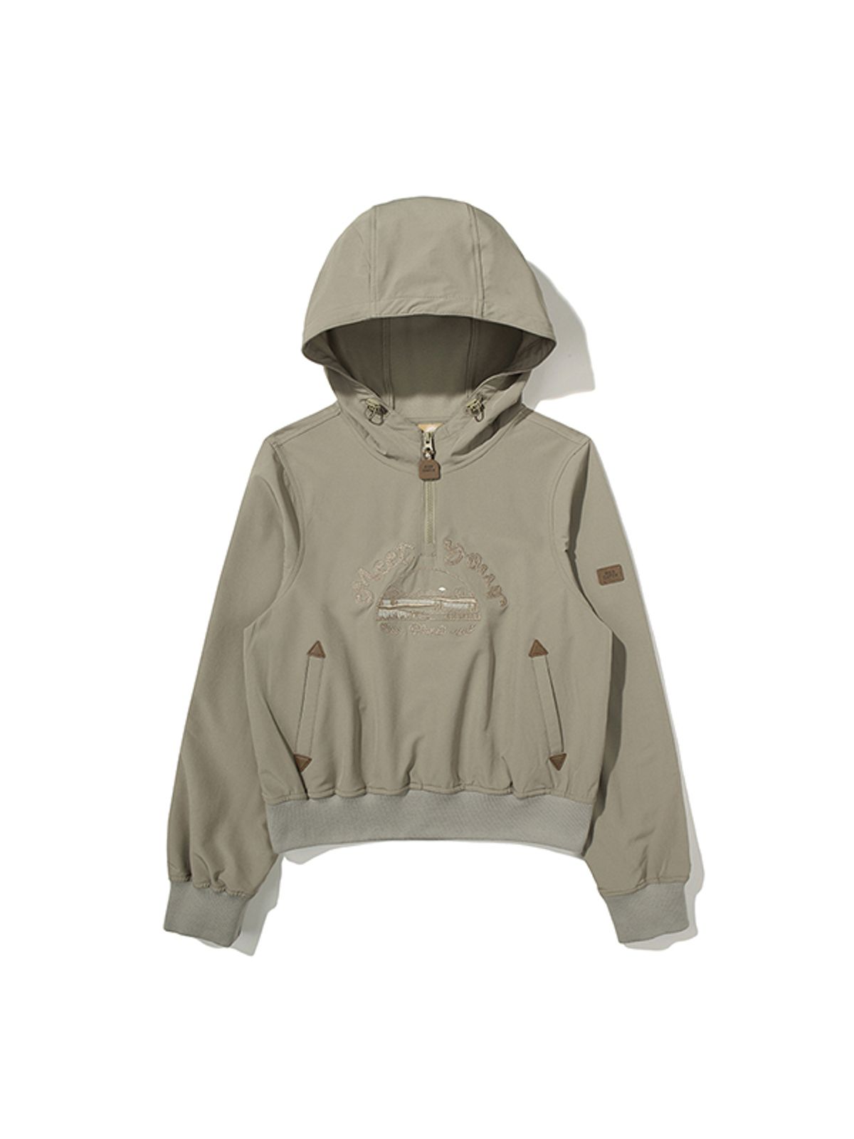 비비씨어스(BBC EARTH) W 소플 아노락_Light Khaki