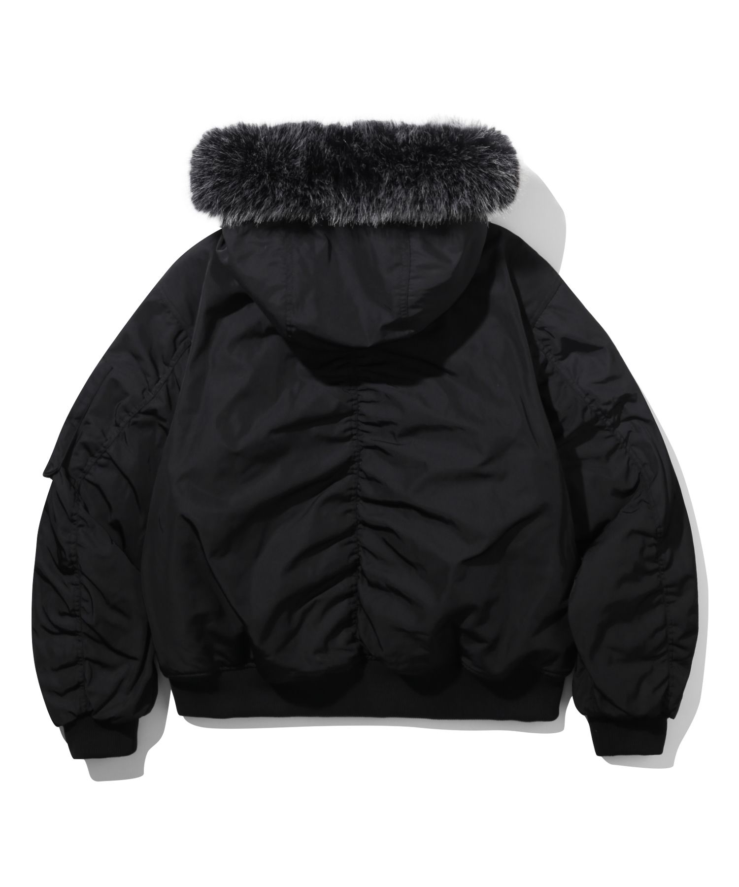 MUSINSA公式 | URBANSTOFF アークティックフードMA-1ボンバー（ブラック）