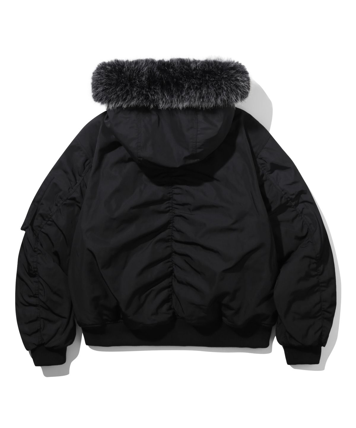 어반스터프(URBANSTOFF) 아크틱 후드 MA-1 봄버 (블랙)