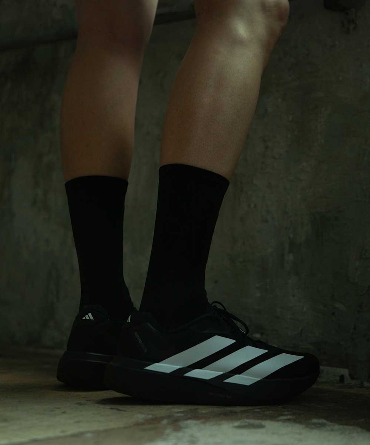 보타(VOTTA) V-RUNNING SOCKS-Jet Black / Eiffel Tower