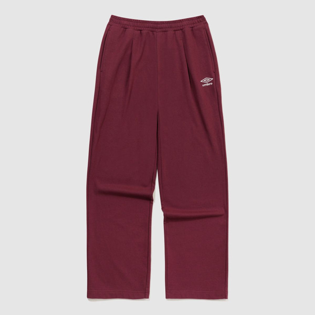엄브로(UMBRO) 에센셜 와이드 스트레이트 팬츠 버건디(UQ323CFP95)