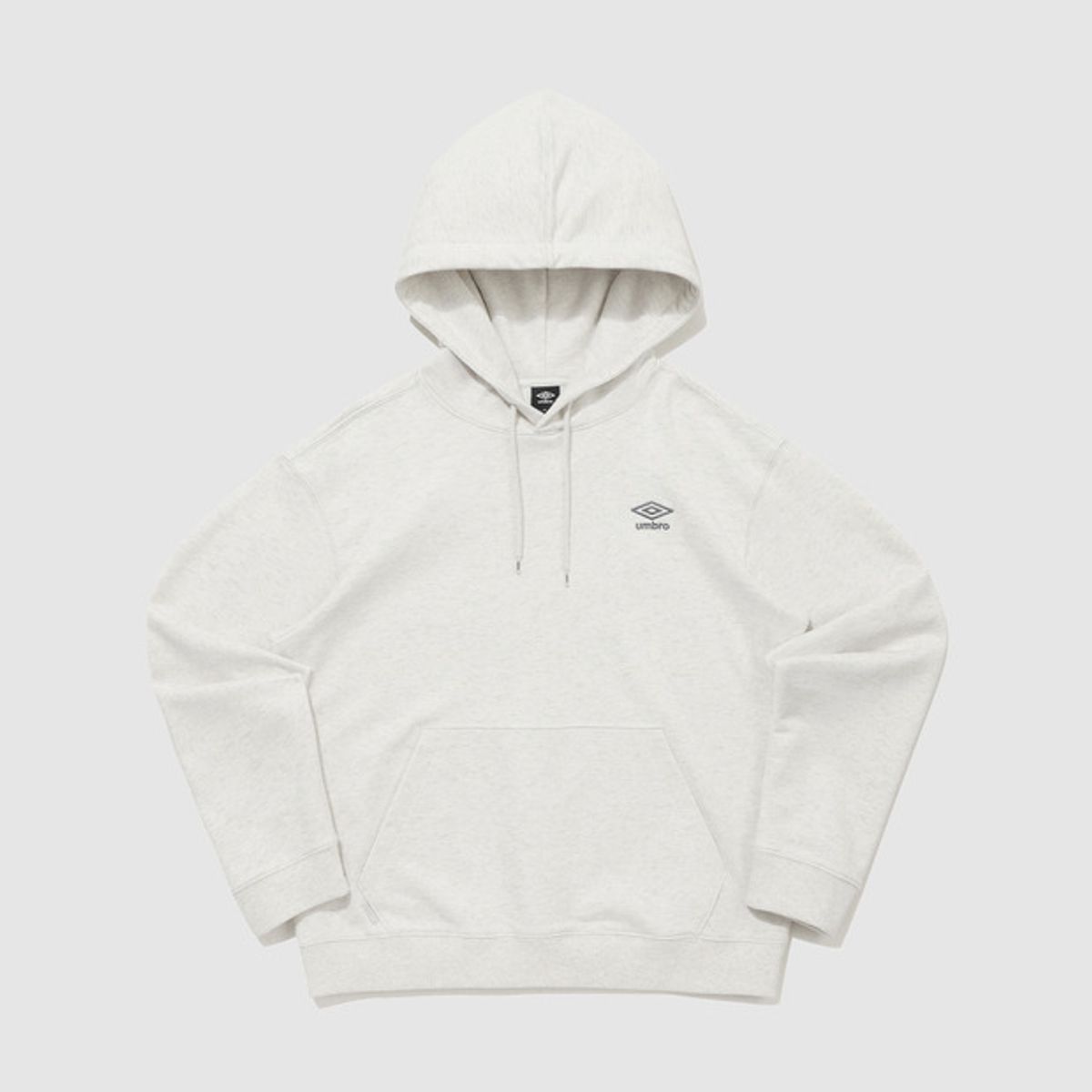 엄브로(UMBRO) 에센셜 스몰로고 후드티셔츠 아이보리(UQ323CHD92)