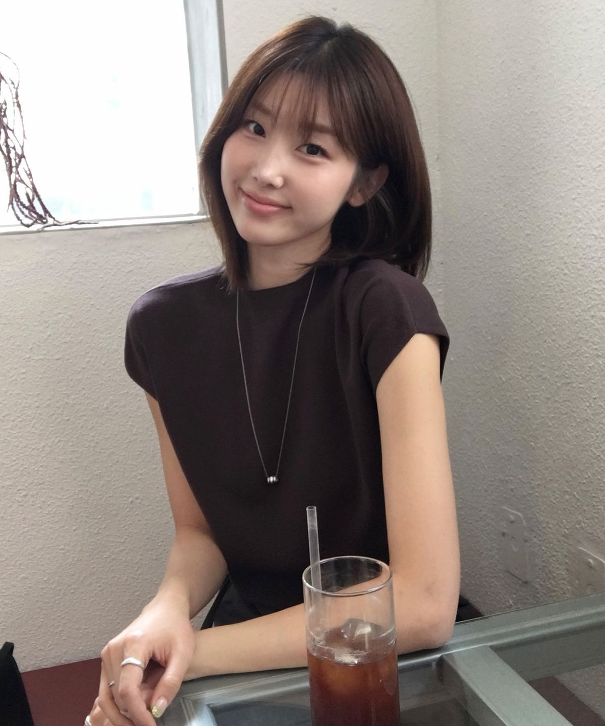 마인드브릿지 우먼(MIND BRIDGE WOMEN) [W]캡슬리브 모크넥 니트 - 6color
