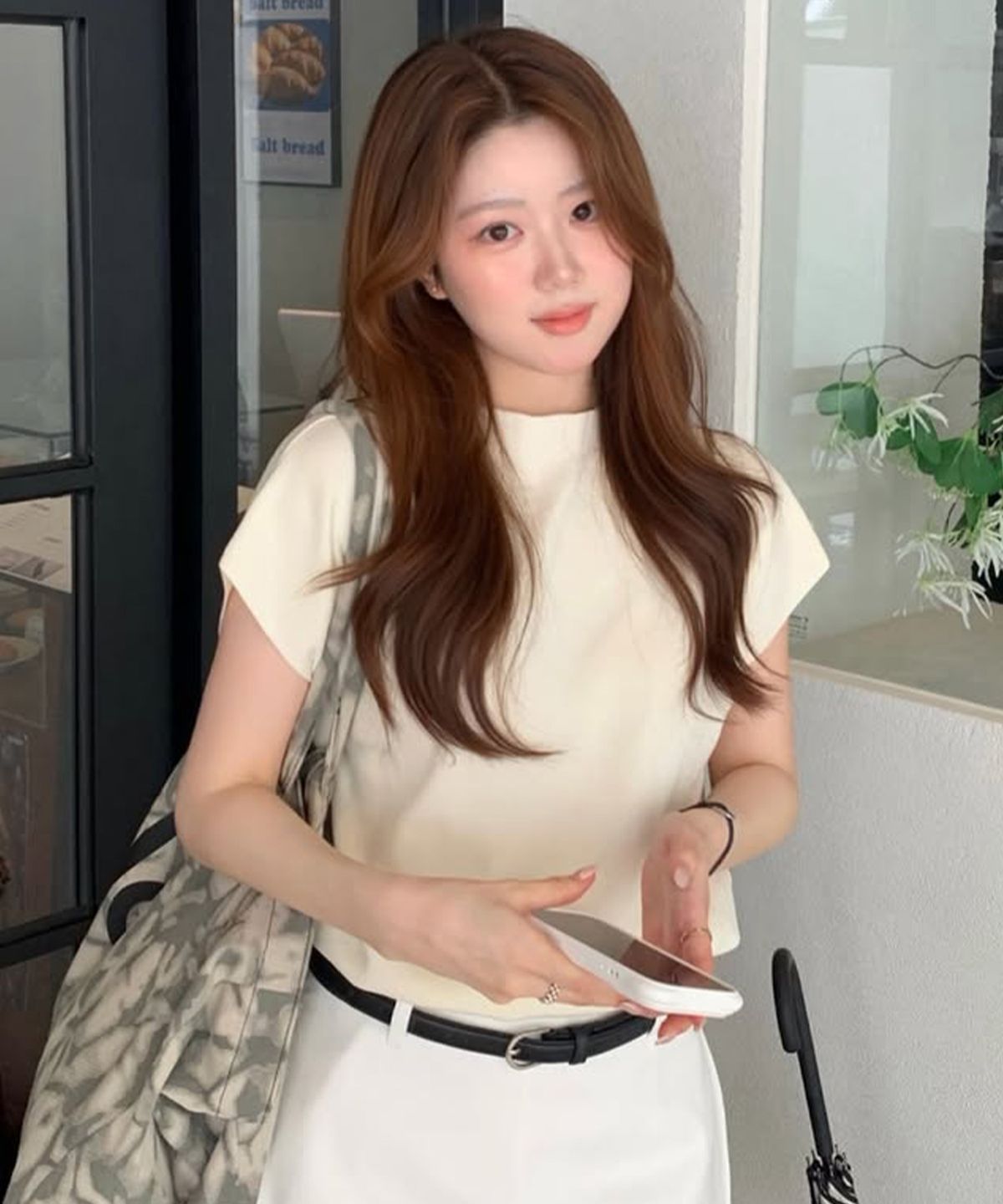 마인드브릿지 우먼(MIND BRIDGE WOMEN) [W]캡슬리브 모크넥 니트 - 6color
