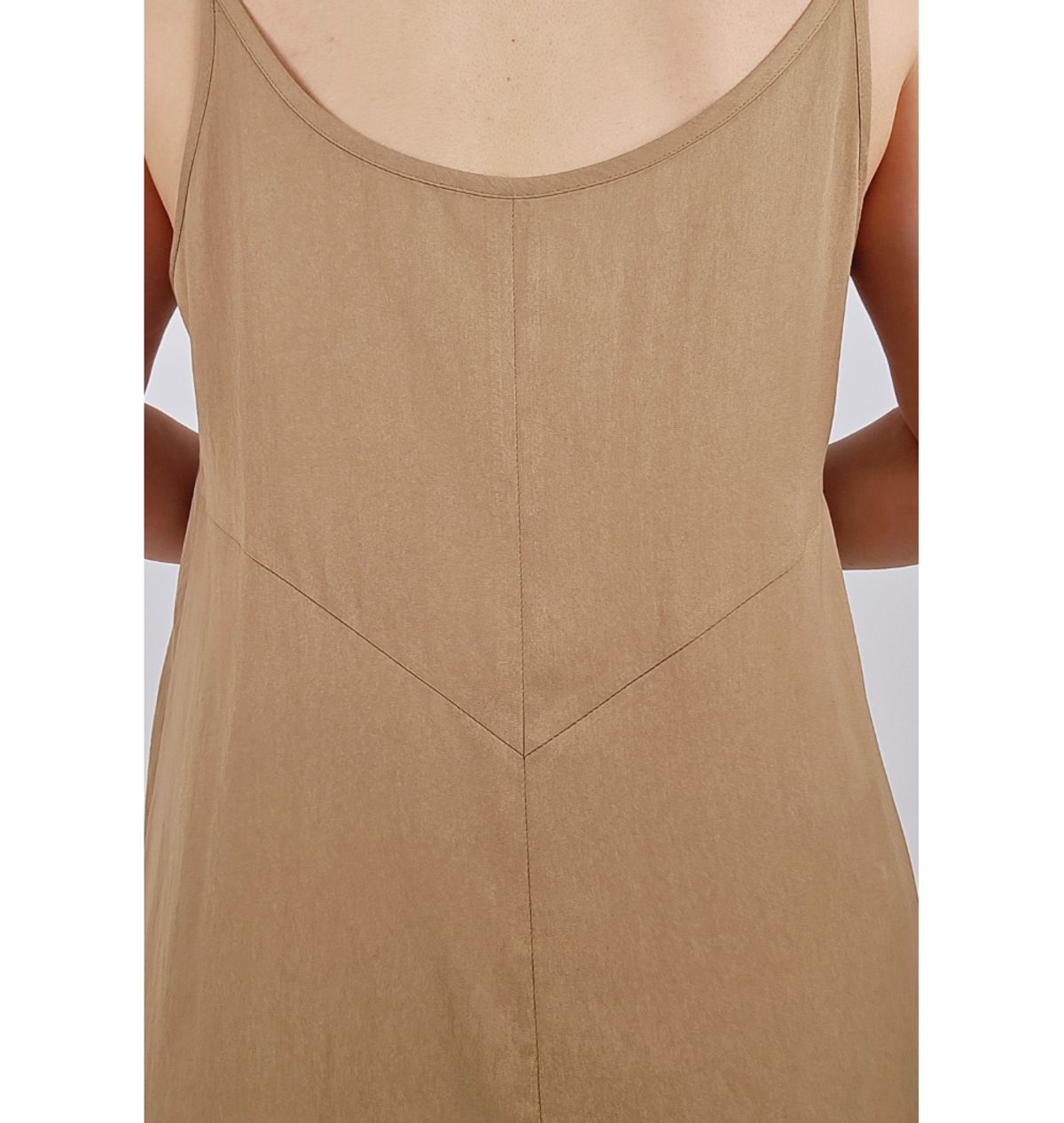 엘리초이(ELLY CHOI) MULBERRY SLIP DRESS [OLIVE]