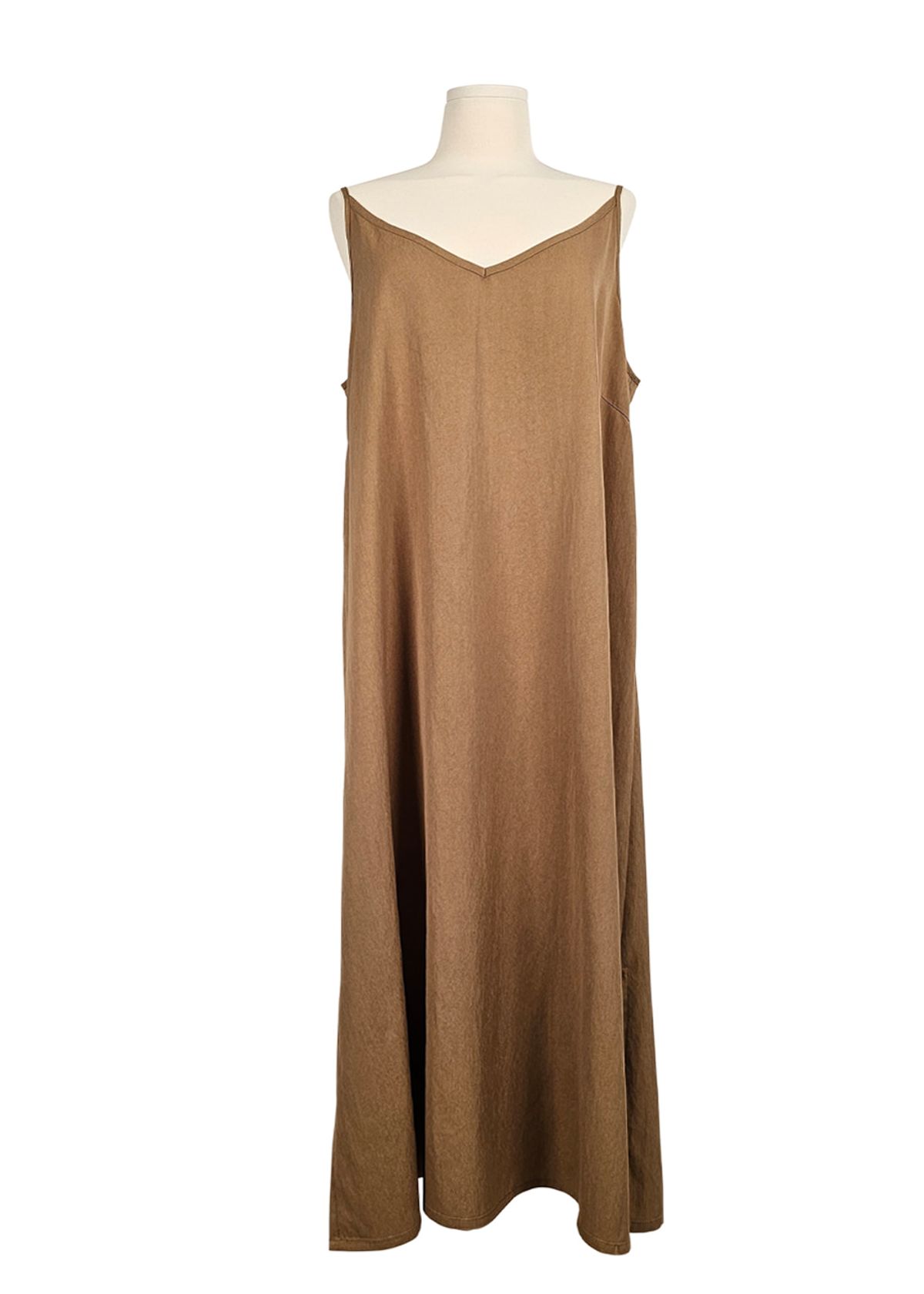 엘리초이(ELLY CHOI) MULBERRY SLIP DRESS [OLIVE]