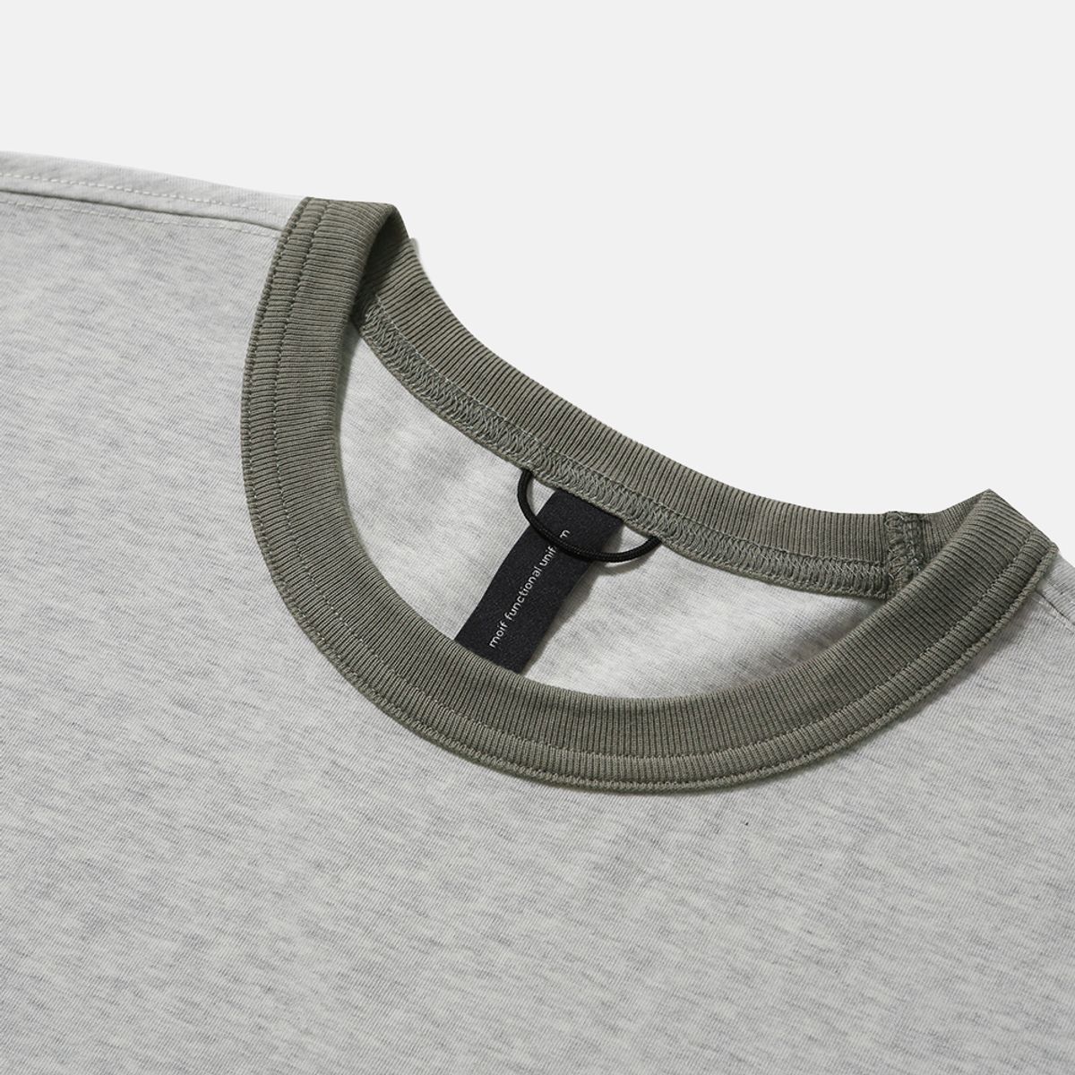 모이프(MOIF) [AW25] RINGER L/S TEE / HEATHER OATMEAL