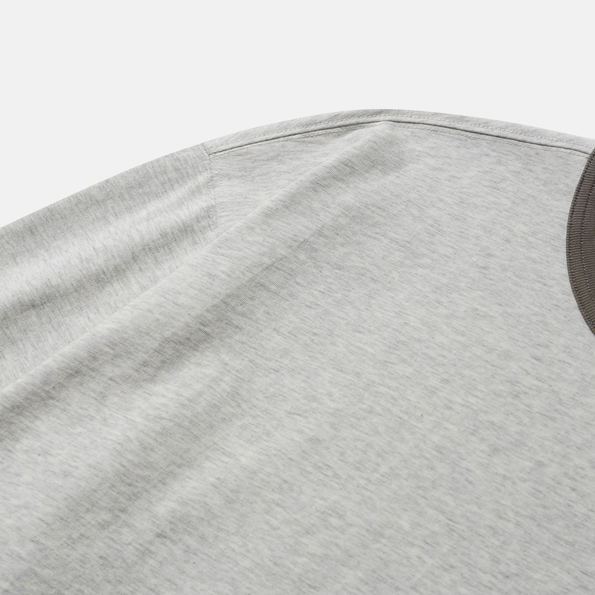 모이프(MOIF) [AW25] RINGER L/S TEE / HEATHER OATMEAL