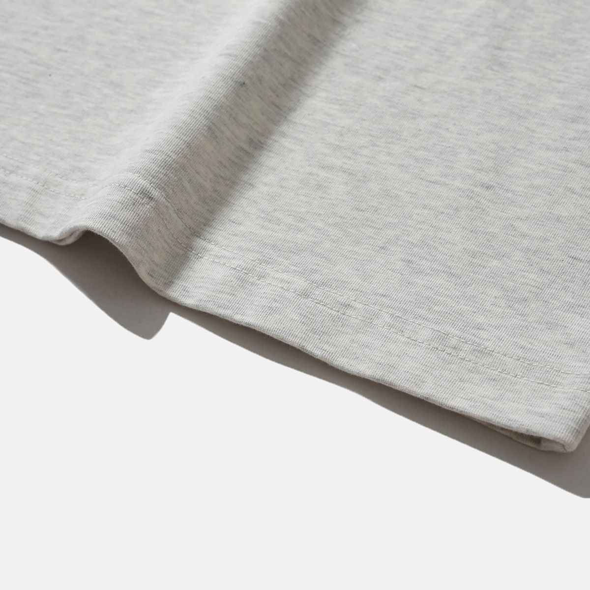 모이프(MOIF) [AW25] RINGER L/S TEE / HEATHER OATMEAL