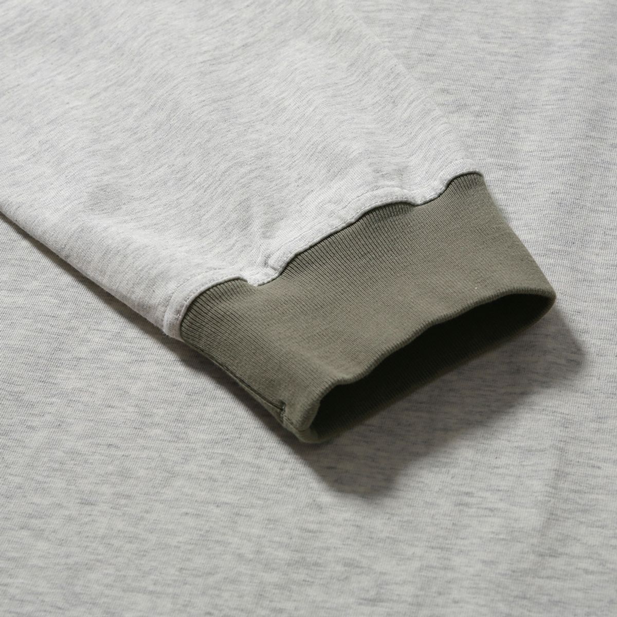 모이프(MOIF) [AW25] RINGER L/S TEE / HEATHER OATMEAL
