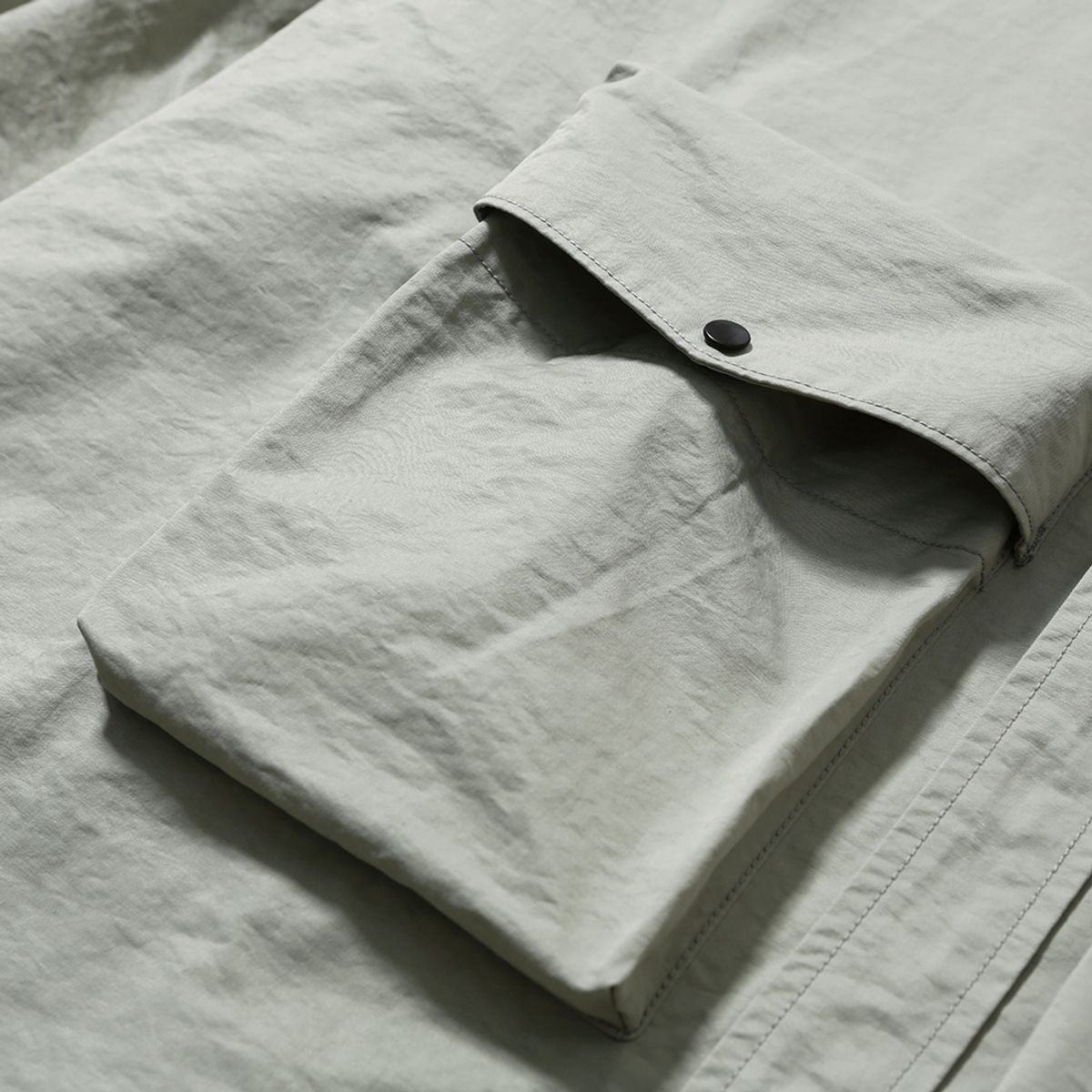 모이프(MOIF) [AW25] GEAR POCKET SHIRT / LIGHT TAUPE