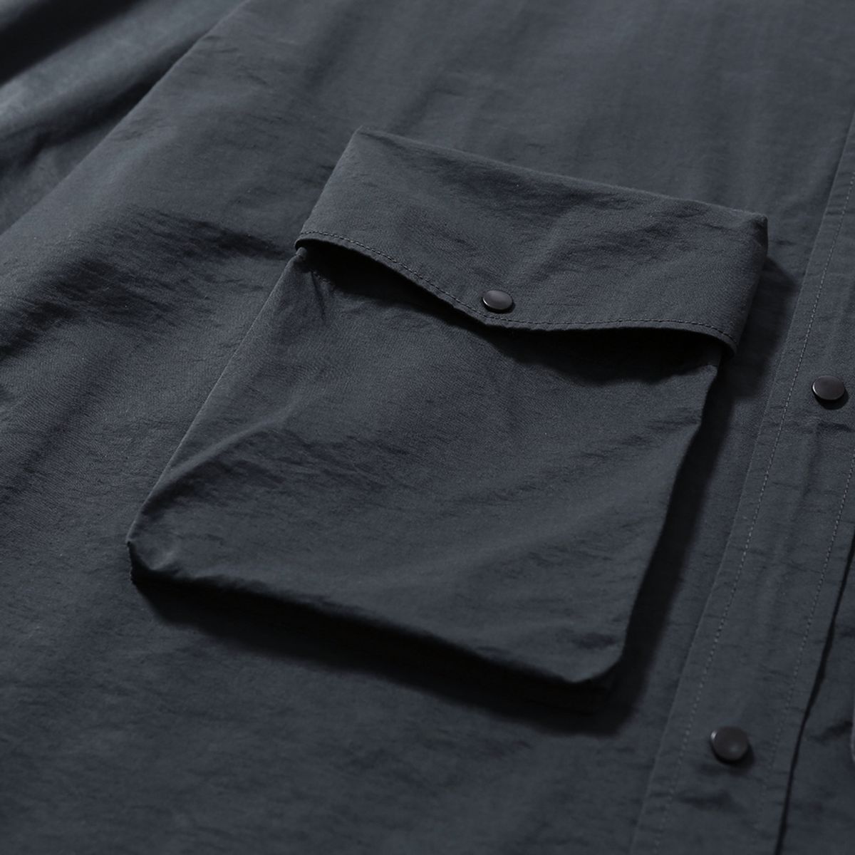 모이프(MOIF) [AW25] GEAR POCKET SHIRT / IRON GRAY